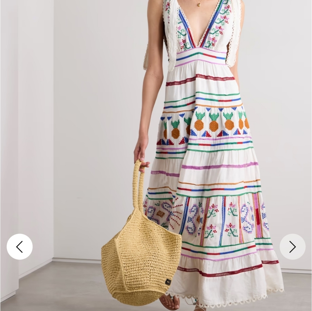 Farm Rio Embroidered Maxidress - Picture 3 of 6